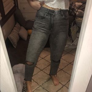 Black mom jeans